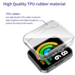 For Xiaomi Redmi Watch 2 TPU Hollow Watch Protective Case with Protective Film(Transparent)