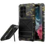 For Samsung Galaxy S23 Ultra 5G R-JUST Waterproof Dustproof Shockproof Phone Case(Camouflage)