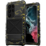 For Samsung Galaxy S23 Ultra 5G R-JUST Waterproof Dustproof Shockproof Phone Case(Camouflage)