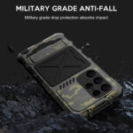 For Samsung Galaxy S23 Ultra 5G R-JUST Waterproof Dustproof Shockproof Phone Case(Camouflage)