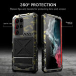 For Samsung Galaxy S23 Ultra 5G R-JUST Waterproof Dustproof Shockproof Phone Case(Camouflage)