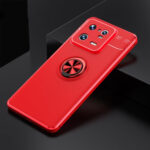 For Xiaomi 13 Pro Metal Ring Holder TPU Phone Case(Red)