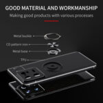 For Xiaomi 13 Pro Metal Ring Holder TPU Phone Case(Black)