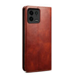 For Xiaomi 13 Pro Oil Wax Crazy Horse Texture Leather Phone Case(Brown)