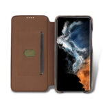 For Samsung Galaxy S23 5G LC.IMEEKE Hon Ancient Series Flip Leather Phone Case(Coffee)