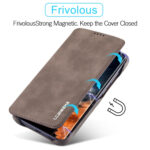 For Samsung Galaxy S23 5G LC.IMEEKE Hon Ancient Series Flip Leather Phone Case(Coffee)