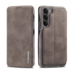 For Samsung Galaxy S23+ 5G LC.IMEEKE Hon Ancient Series Flip Leather Phone Case(Coffee)