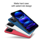 For Xiaomi Redmi Note 12 Pro China NILLKIN Frosted PC Phone Case(Blue)