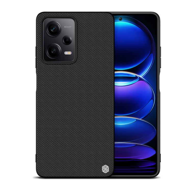 For Xiaomi Redmi Note 12 Pro China NILLKIN Shockproof TPU + PC Textured Phone Case(Black)