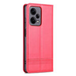 For Xiaomi Redmi Note 12 Pro China / Note 12 Pro+ China AZNS Magnetic Calf Texture Flip Leather Phone Case(Red)