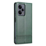 For Xiaomi Redmi Note 12 Pro China / Note 12 Pro+ China AZNS Magnetic Calf Texture Flip Leather Phone Case(Dark Green)