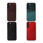 For Samsung Galaxy S23 5G Crocodile Texture Genuine Leather Phone Case(Red)