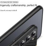 For Samsung Galaxy S23 5G Ultra-thin Carbon Fiber Texture Splicing Phone Case(Red)