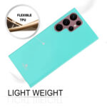 For Samsung Galaxy S23 Ultra 5G GOOSPERY PEARL JELLY Shockproof TPU Phone Case(Mint Green)