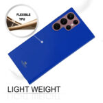 For Samsung Galaxy S23 Ultra 5G GOOSPERY PEARL JELLY Shockproof TPU Phone Case(Blue)