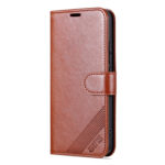 For Xiaomi 13 Pro AZNS Sheepskin Texture Flip Leather Phone Case(Brown)