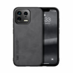 For Xiaomi 13 Skin Feel Magnetic Leather Back Phone Case(Dark Grey)