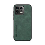 For Xiaomi 13 Skin Feel Magnetic Leather Back Phone Case(Green)