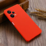 For Xiaomi Redmi Note 12 Pro China Pure Color Liquid Silicone Shockproof Full Coverage Case(Red)