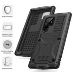 For Samsung Galaxy S23 Ultra 5G R-JUST Waterproof Dustproof Shockproof Phone Case(Black)