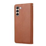 For Samsung Galaxy S23+ 5G Knead Skin Texture Horizontal Flip Leather Phone Case(Brown)