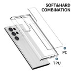 For Samsung Galaxy S23 5G iPAKY Transparent PC + TPU Phone Case(Transparent Black)