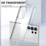 For Samsung Galaxy S23 5G iPAKY Transparent PC + TPU Phone Case(Transparent Black)