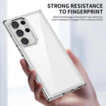 For Samsung Galaxy S23+ 5G iPAKY Transparent PC + TPU Phone Case(Transparent Black)