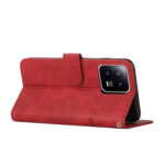 For Xiaomi 13 Stitching Calf Texture Buckle Leather Phone Case(Red)