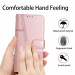 For Xiaomi 13 Stitching Calf Texture Buckle Leather Phone Case(Rose Gold)