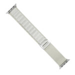 Nylon Loop Watch Band For Apple Watch Ultra 49mm / Series 8&7 45mm / SE 2&6&SE&5&4 44mm / 3&2&1 42mm(Beige)