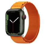 Nylon Loop Watch Band For Apple Watch Series 8&7 41mm / SE 2&6&SE&5&4 40mm / 3&2&1 38mm(Orange)