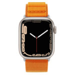 Nylon Loop Watch Band For Apple Watch Series 8&7 41mm / SE 2&6&SE&5&4 40mm / 3&2&1 38mm(Orange)