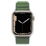 Nylon Loop Watch Band For Apple Watch Series 8&7 41mm / SE 2&6&SE&5&4 40mm / 3&2&1 38mm(Army Green)