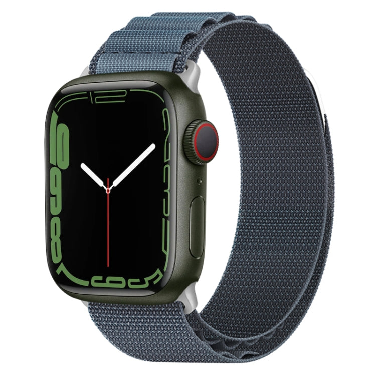 Nylon Loop Watch Band For Apple Watch Series 8&7 41mm / SE 2&6&SE&5&4 40mm / 3&2&1 38mm(Grey)