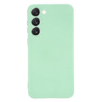 For Samsung Galaxy S23+ 5G Pure Color Liquid Silicone Shockproof Full Coverage Phone Case(Green)