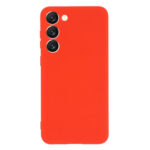 For Samsung Galaxy S23+ 5G Pure Color Liquid Silicone Shockproof Full Coverage Phone Case(Red)