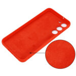 For Samsung Galaxy S23+ 5G Pure Color Liquid Silicone Shockproof Full Coverage Phone Case(Red)