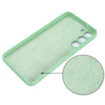 For Samsung Galaxy S23 5G Pure Color Liquid Silicone Shockproof Full Coverage Phone Case(Green)