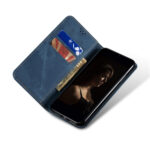 For Samsung Galaxy S23 Ultra 5G Denim Texture Leather Phone Case(Blue)