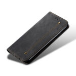 For Samsung Galaxy S23 Ultra 5G Denim Texture Leather Phone Case(Black)