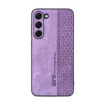 For Samsung Galaxy S23 5G AZNS 3D Embossed Skin Feel Phone Case(Purple)