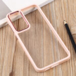 For Samsung Galaxy S23 5G Clear Acrylic Soft TPU Phone Case(Pink)