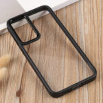 For Samsung Galaxy S23 5G Clear Acrylic Soft TPU Phone Case(Black)