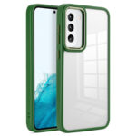 For Samsung Galaxy S23+ 5G Clear Acrylic Soft TPU Phone Case(Green)