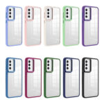 For Samsung Galaxy S23+ 5G Clear Acrylic Soft TPU Phone Case(Dark Purple)