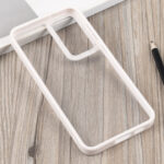 For Samsung Galaxy S23 Ultra 5G Clear Acrylic Soft TPU Phone Case(Beige)