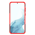 For Samsung Galaxy S23+ 5G Tire Texture TPU + PC Phone Case with Holder(Red)