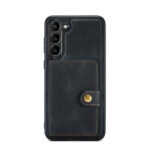 For Samsung Galaxy S23+ 5G JEEHOOD Retro Magnetic Detachable Wallet Phone Case(Black)