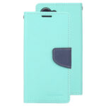 For Samsung Galaxy S23 5G GOOSPERY FANCY DIARY Cross Texture Leather Phone Case(Mint Green)